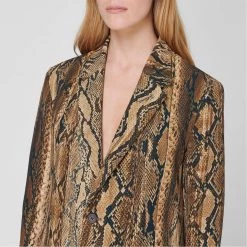 JUST CAVALLI Snake Blazer -Gul Sales Shop 32258805 xxl a4