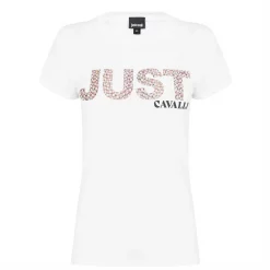 JUST CAVALLI Pearl Logo T-Shirt