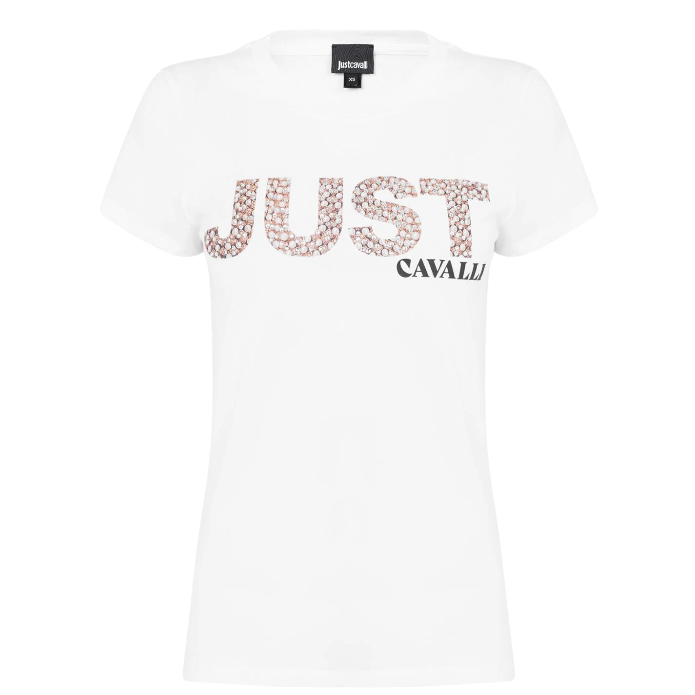 JUST CAVALLI Pearl Logo T-Shirt 1 JUST CAVALLI Pearl Logo T-Shirt