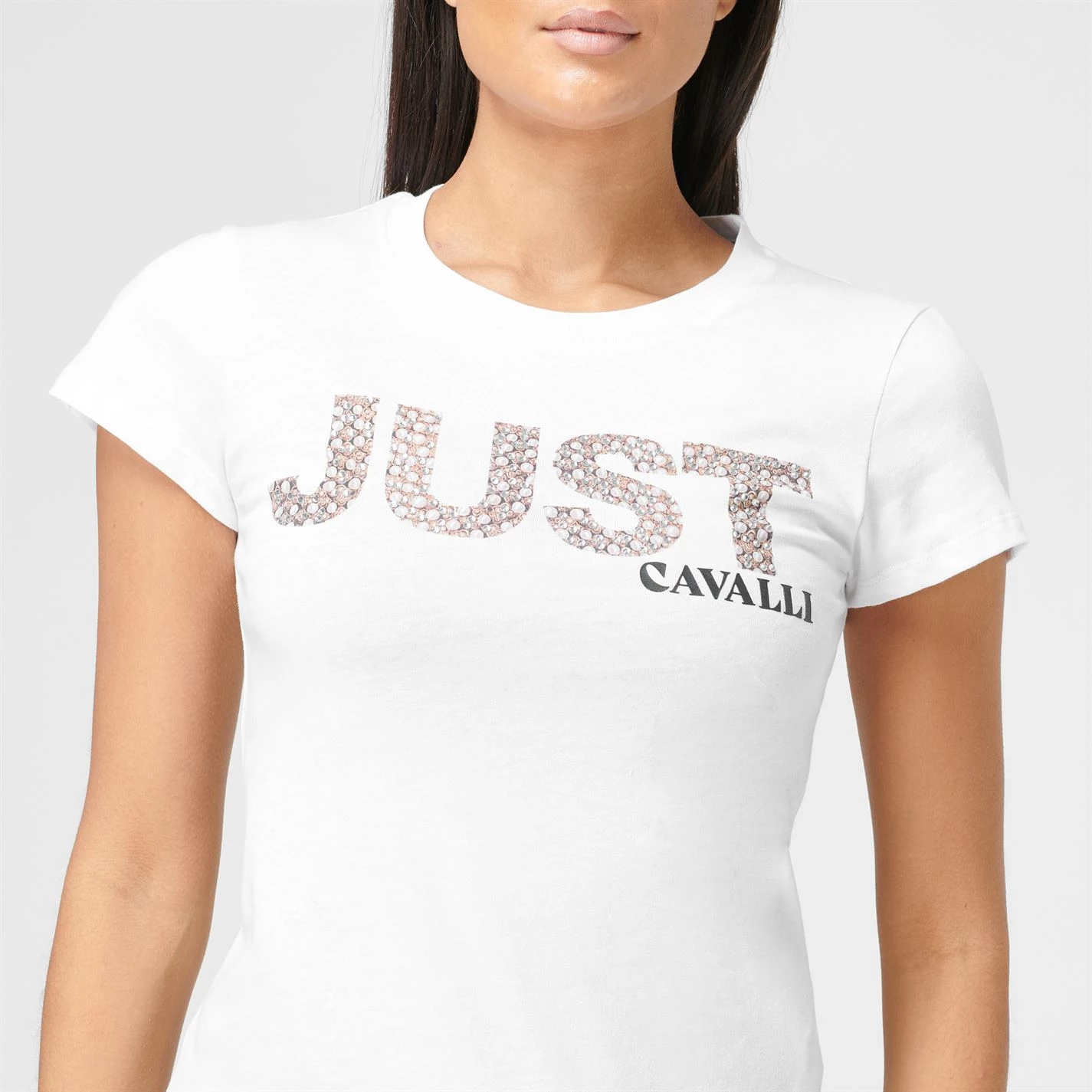 JUST CAVALLI Pearl Logo T-Shirt 5 JUST CAVALLI Pearl Logo T-Shirt - Image 5