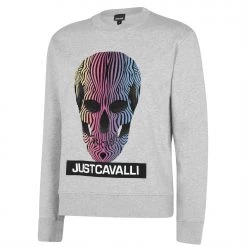 JUST CAVALLI Skull Sweatshirt -Gul Sales Shop 52224302 xxl a11