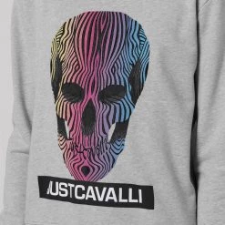 JUST CAVALLI Skull Sweatshirt -Gul Sales Shop 52224302 xxl a4