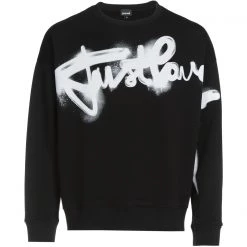 JUST CAVALLI Spray Logo Sweatshirt