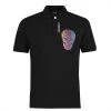 JUST CAVALLI Skull Print Polo Shirt