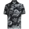 JUST CAVALLI Paisley Polo Shirt