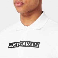 JUST CAVALLI Logo Polo Shirt -Gul Sales Shop 54361501 xxl a3