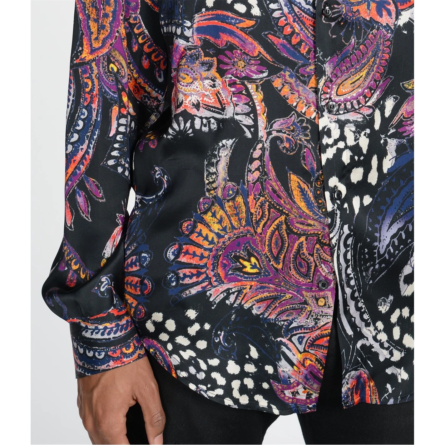 JUST CAVALLI Paisley Shirt 2 JUST CAVALLI Paisley Shirt - Image 2