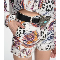 JUST CAVALLI Just Paisley Short Ld24 -Gul Sales Shop 57254201 xxl a2