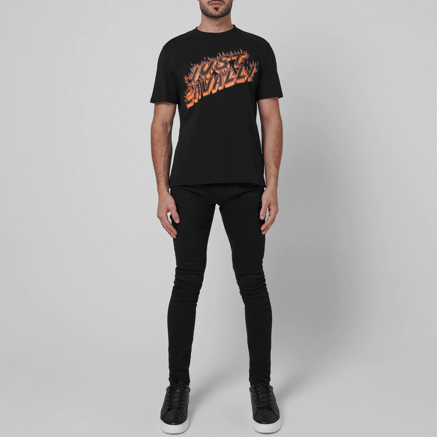 JUST CAVALLI Flame Logo Tee 2 JUST CAVALLI Flame Logo Tee - Image 2