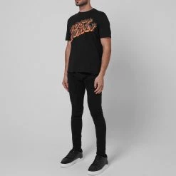 JUST CAVALLI Flame Logo Tee 10 JUST CAVALLI Flame Logo Tee -Gul Sales Shop 58478403 xxl a2