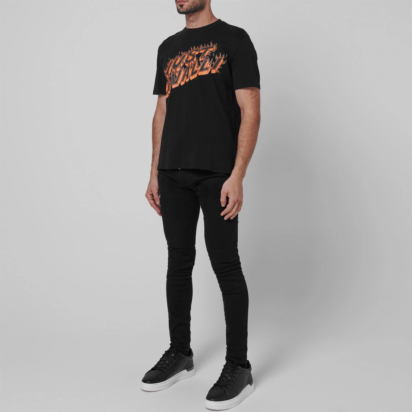 JUST CAVALLI Flame Logo Tee 3 JUST CAVALLI Flame Logo Tee - Image 3