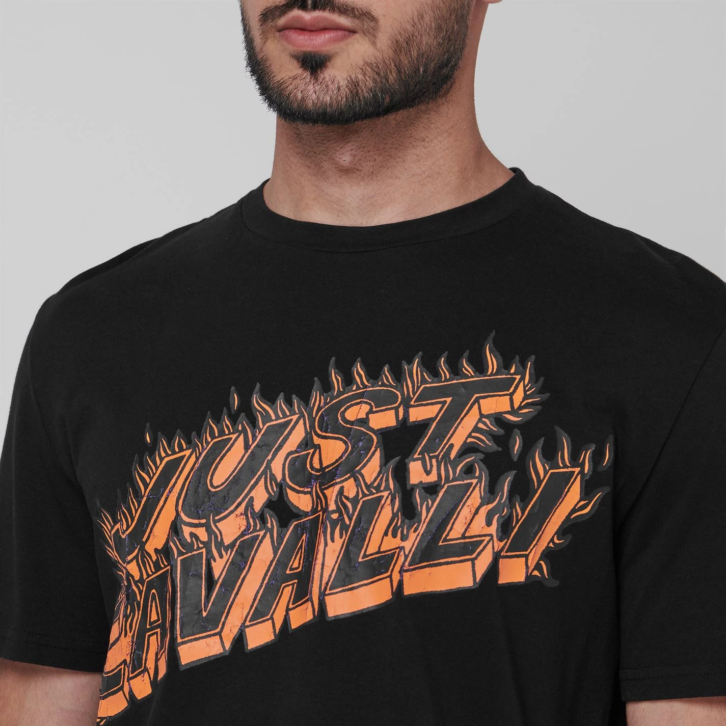 JUST CAVALLI Flame Logo Tee 5 JUST CAVALLI Flame Logo Tee - Image 5