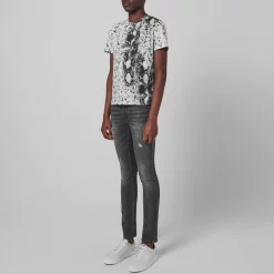 JUST CAVALLI Python T Shirt -Gul Sales Shop 59560203 xxl a2