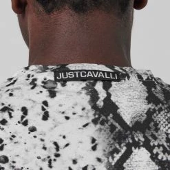JUST CAVALLI Python T Shirt -Gul Sales Shop 59560203 xxl a5