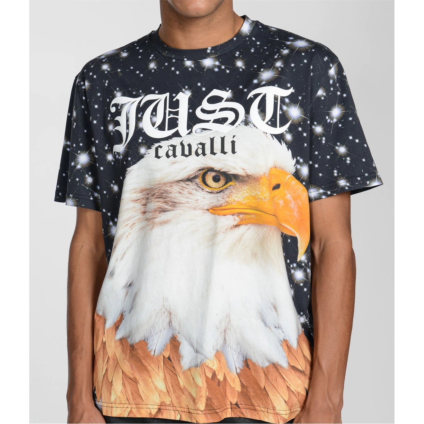 JUST CAVALLI Stardust T Shirt 2 JUST CAVALLI Stardust T Shirt - Image 2
