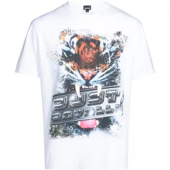 JUST CAVALLI Tiger Roar T Shirt