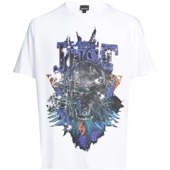 JUST CAVALLI Rock Skull T Shirt