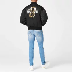 JUST CAVALLI Snake Bomber Jacket 9 JUST CAVALLI Snake Bomber Jacket -Gul Sales Shop 60603203 xxl a2