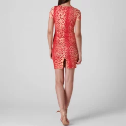 JUST CAVALLI Leopard Print Dress -Gul Sales Shop 64981812 xxl a3