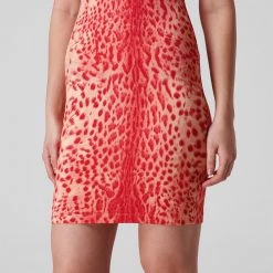 JUST CAVALLI Leopard Print Dress -Gul Sales Shop 64981812 xxl a5