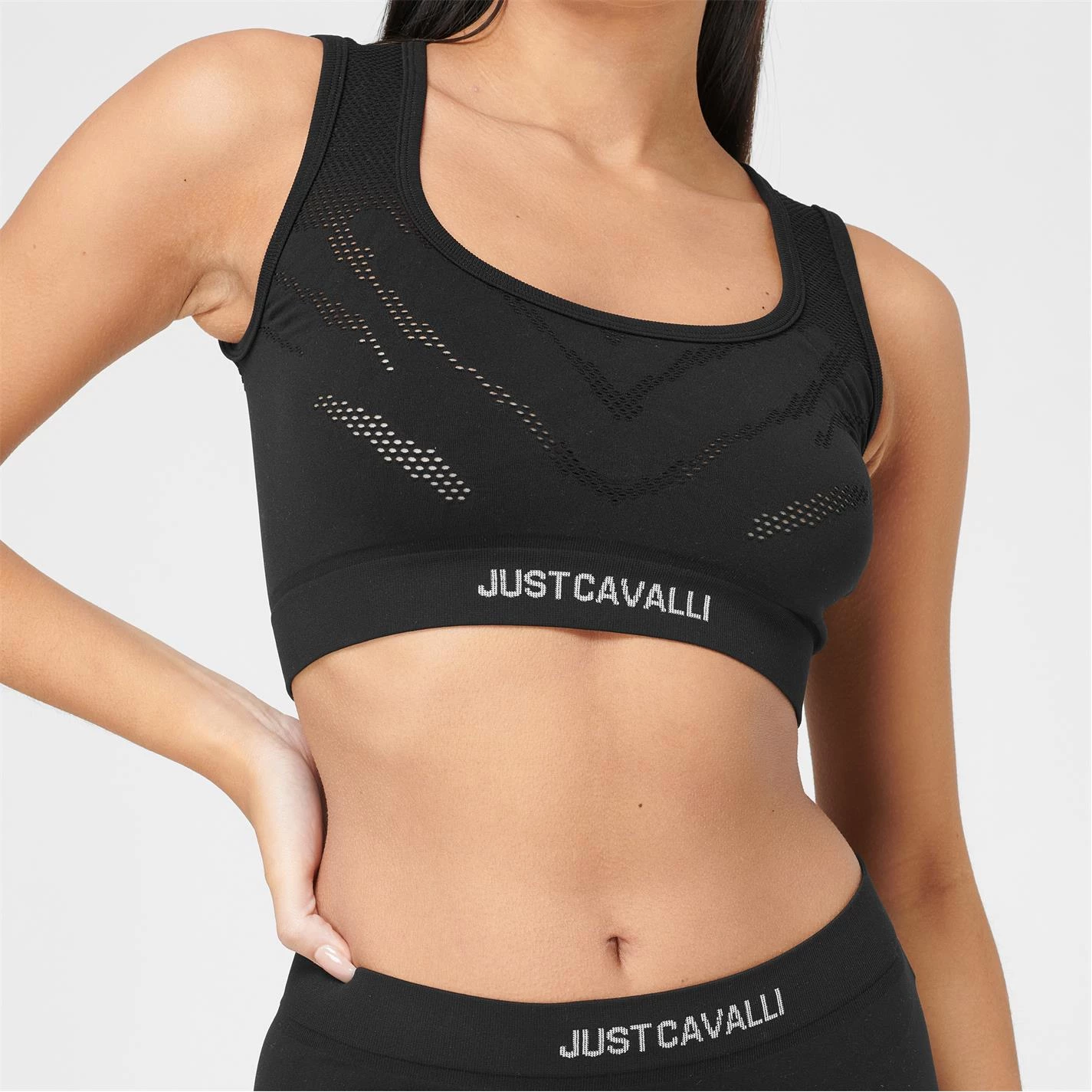 JUST CAVALLI Crop Vest 5 JUST CAVALLI Crop Vest - Image 5