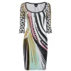 JUST CAVALLI Long Sleeve Print Dress