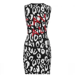 JUST CAVALLI Zebra Mini Dress -Gul Sales Shop 65142508 xxl a10