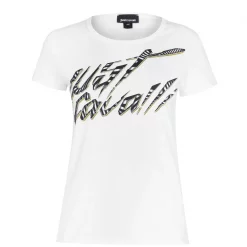 JUST CAVALLI Italic Logo T-Shirt