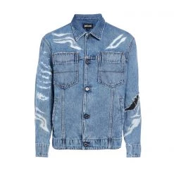 JUST CAVALLI Animal Denim Jacket